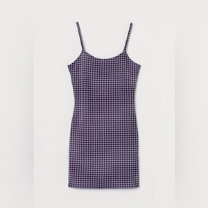 gingham bodycon dress